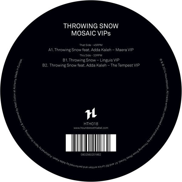  |   | Throwing Snow - Mosaic Vips (Single) | Records on Vinyl