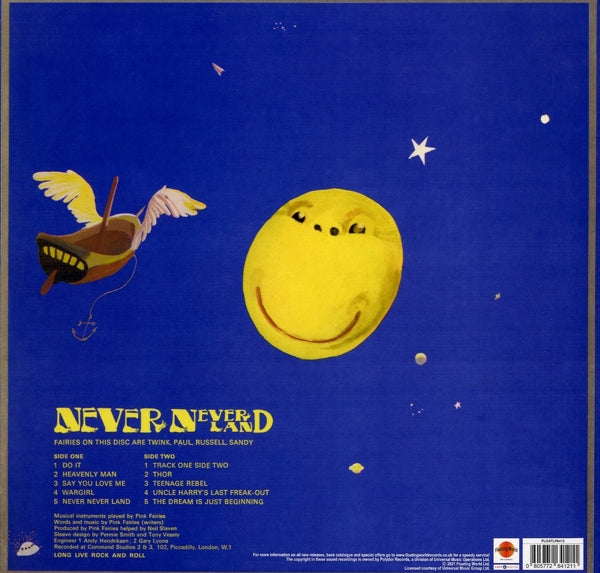  |  Vinyl LP | Pink Fairies - Never Never Land (LP) | Records on Vinyl