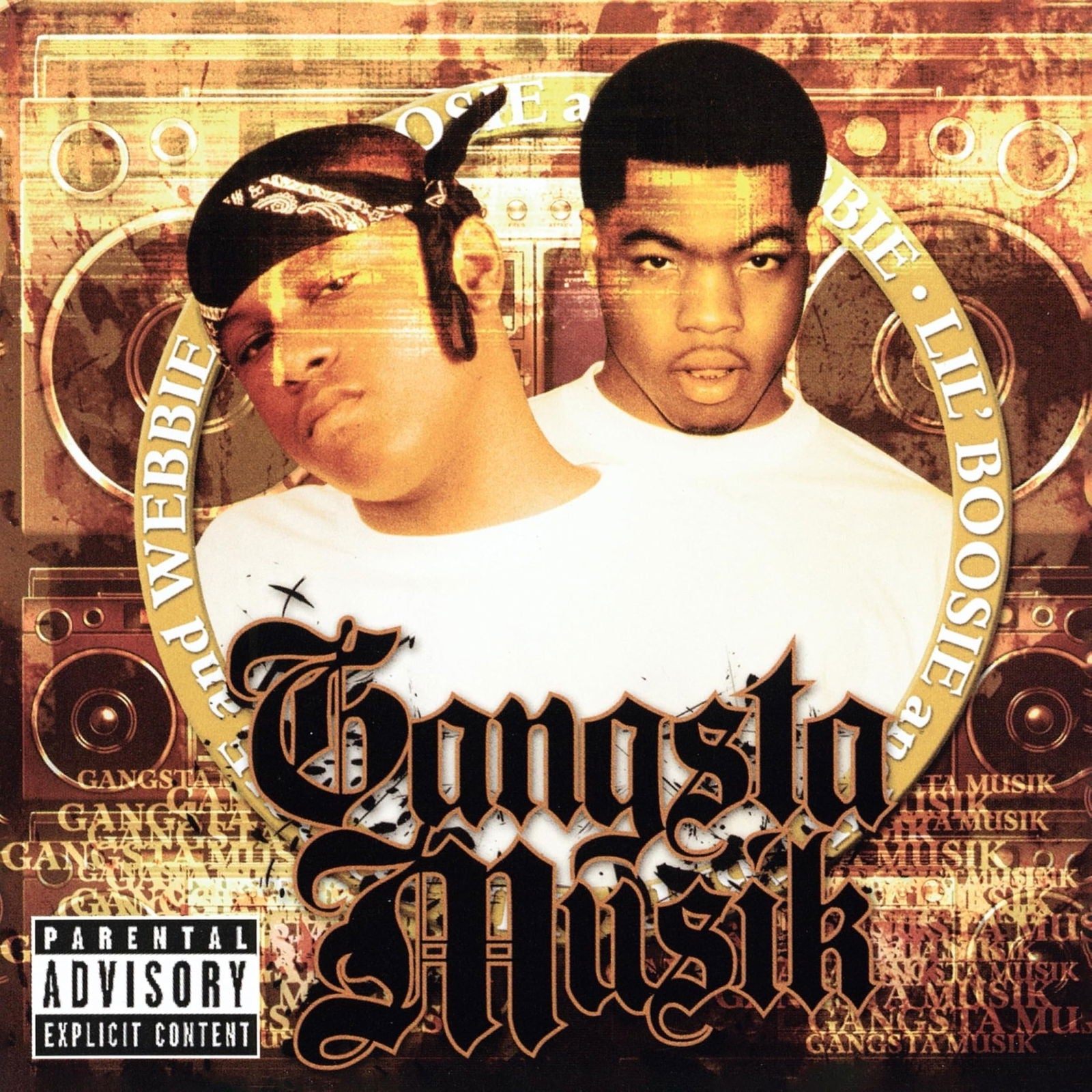Lil & Webbie Boosie - Gangsta Musik (2 LPs) Cover Arts and Media | Records on Vinyl