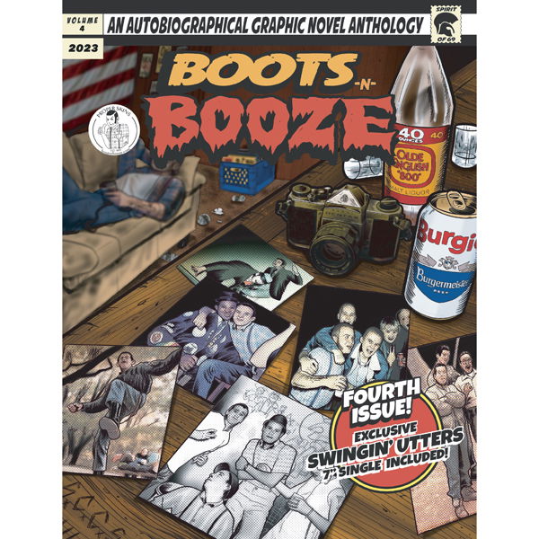 Boots N Booze - Comic #4 (Single) Cover Arts and Media | Records on Vinyl