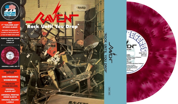 Raven - Rock Until You Drop (LP) Cover Arts and Media | Records on Vinyl