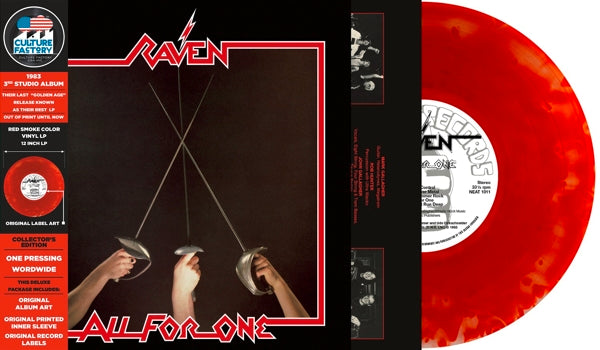 Raven - All For One (LP) Cover Arts and Media | Records on Vinyl