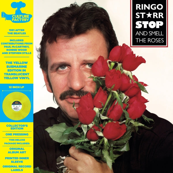 Ringo Starr - Stop & Smell the Roses (LP) Cover Arts and Media | Records on Vinyl