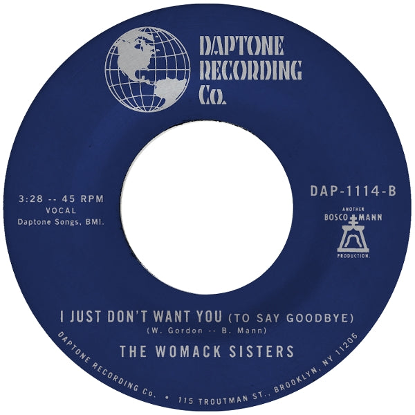  |  7" Single | Womack Sisters - If You Want Me / I Just Don T Want You (To Say Goodbye) (Single) | Records on Vinyl
