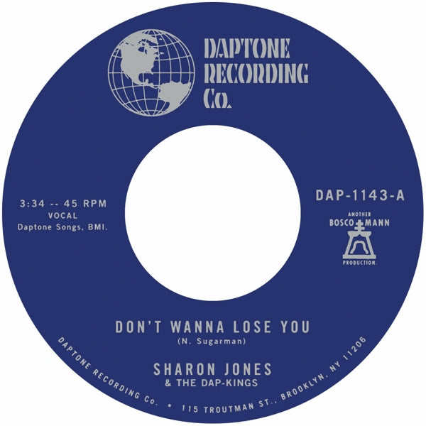  |   | Sharon Jones & the Dap-Kings - Don't Want To Lose You / Don't Give a Friend A (Single) | Records on Vinyl