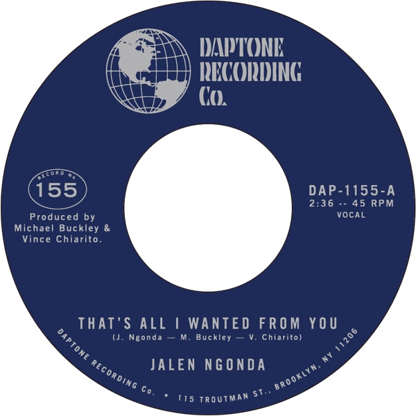  |   | Jalen Ngonda - That S All I Wanted From You / So Glad I Found You (Single) | Records on Vinyl