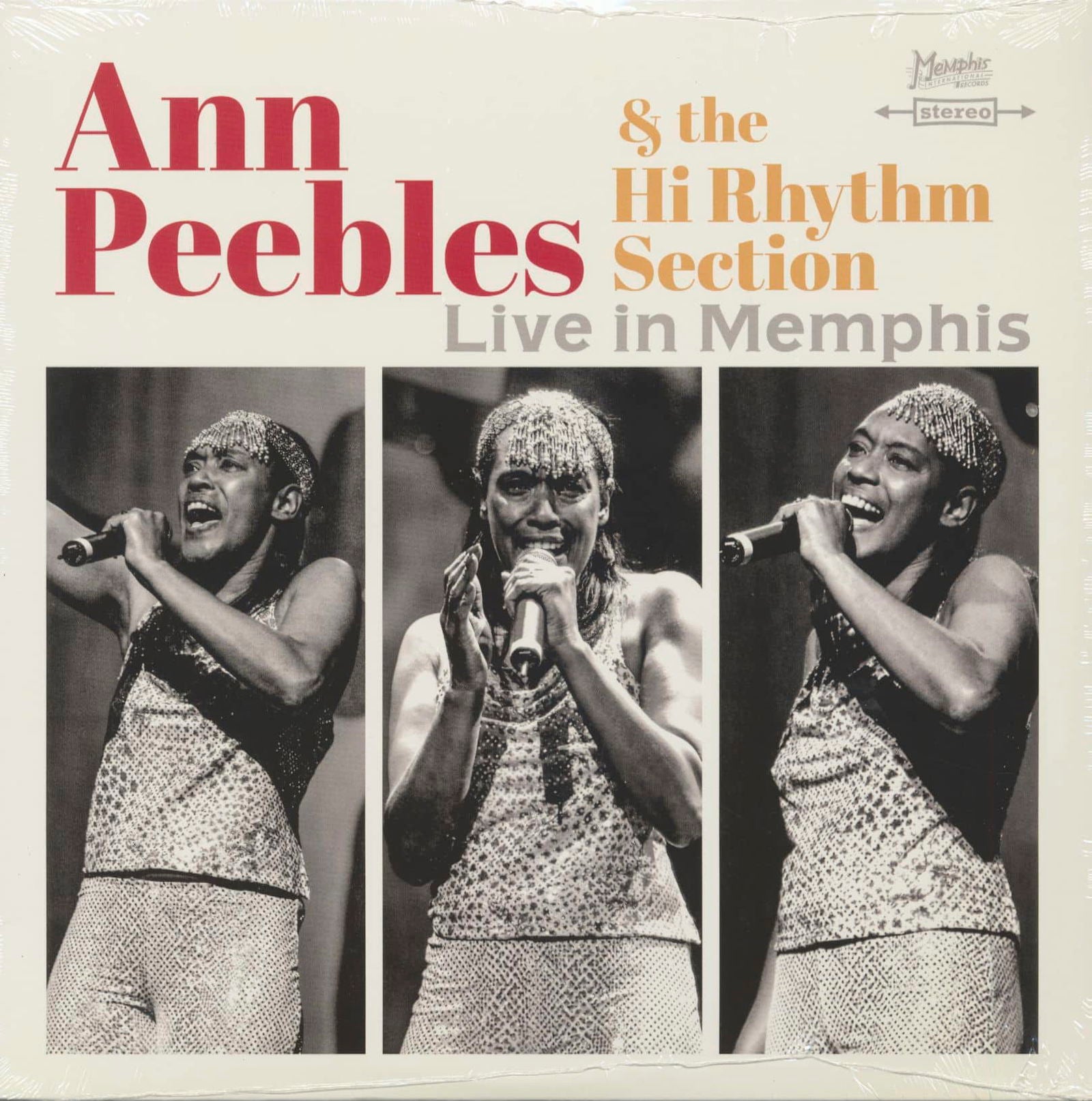 Ann & the Hi Rhythm Section Peebles - Live In Memphis (LP) Cover Arts and Media | Records on Vinyl
