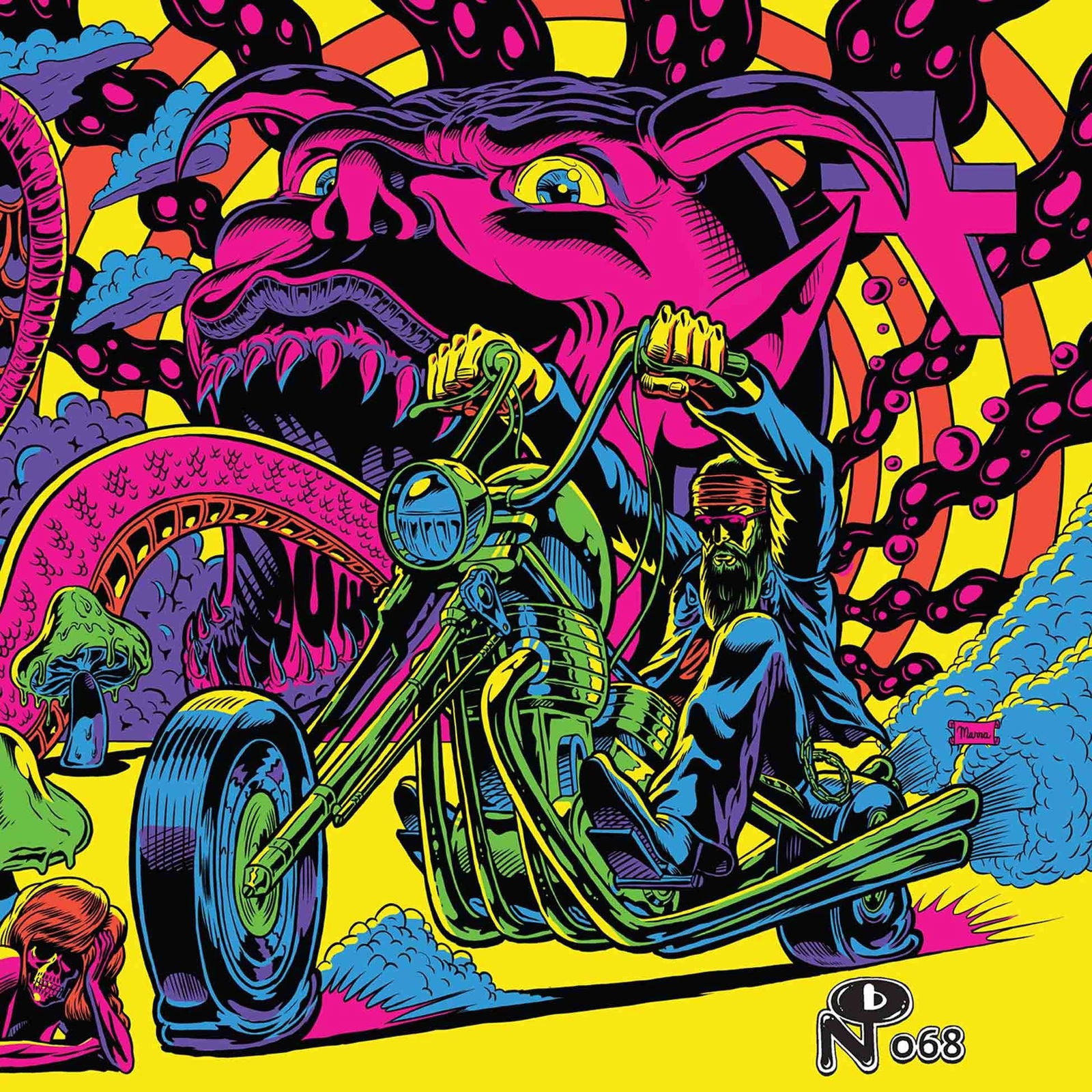 V/A - Warfaring Strangers: Acid Nightmares (2 LPs) Cover Arts and Media | Records on Vinyl