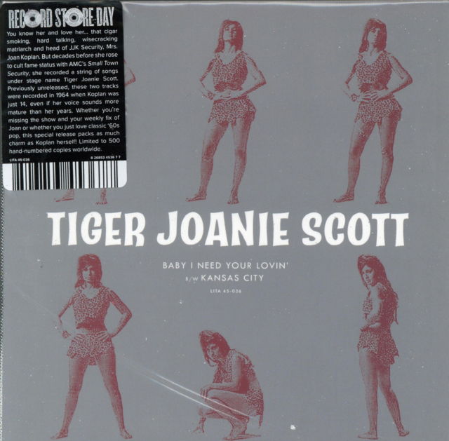 Tiger Joanie Scott - Baby I Need Your Lovin / Kansas City (Single) Cover Arts and Media | Records on Vinyl