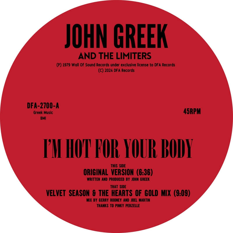  |   | John Greek - I'm Hot For Your Body (Single) | Records on Vinyl