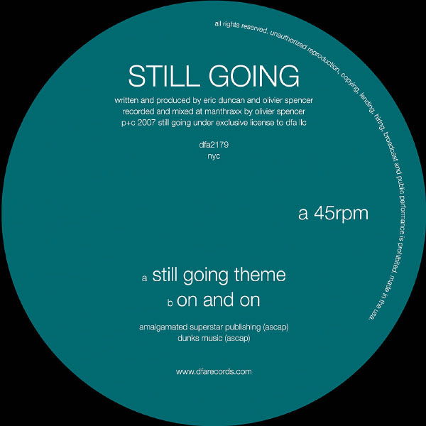 Still Going - Still Going Theme (Single) Cover Arts and Media | Records on Vinyl