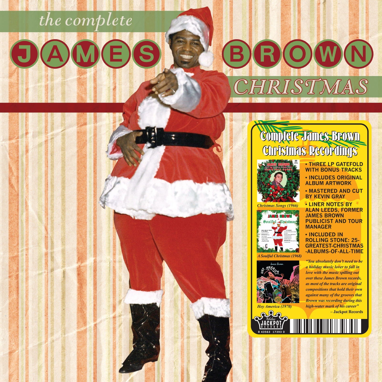 James Brown - The Complete James Brown Christmas (3 LPs) Cover Arts and Media | Records on Vinyl