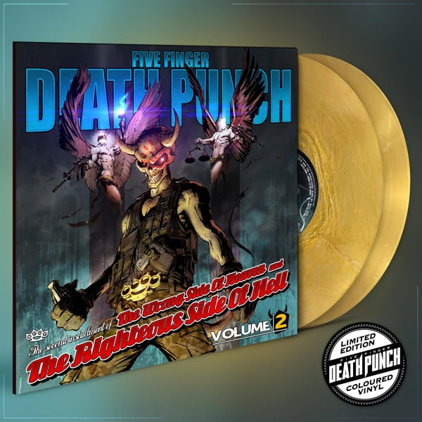 Five Finger Death Punch - Wrong Side of Heaven and the Righteous Side of Hell Vol.2 (2 LPs) Cover Arts and Media | Records on Vinyl