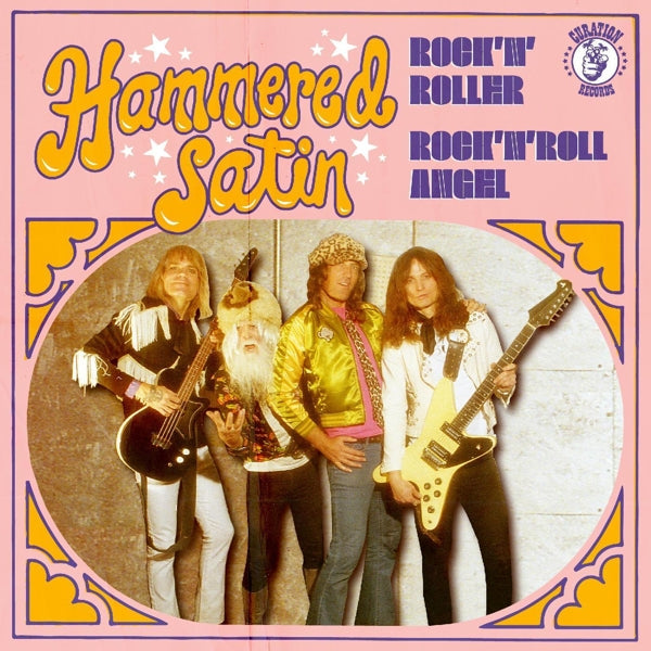 Hammered Satin - Rock 'N' Roller/Rock 'N' Roll Angel (Single) Cover Arts and Media | Records on Vinyl