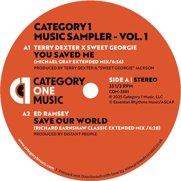  |  12" Single | V/A - Category 1 Music Sampler - Vol. 1 (Single) | Records on Vinyl