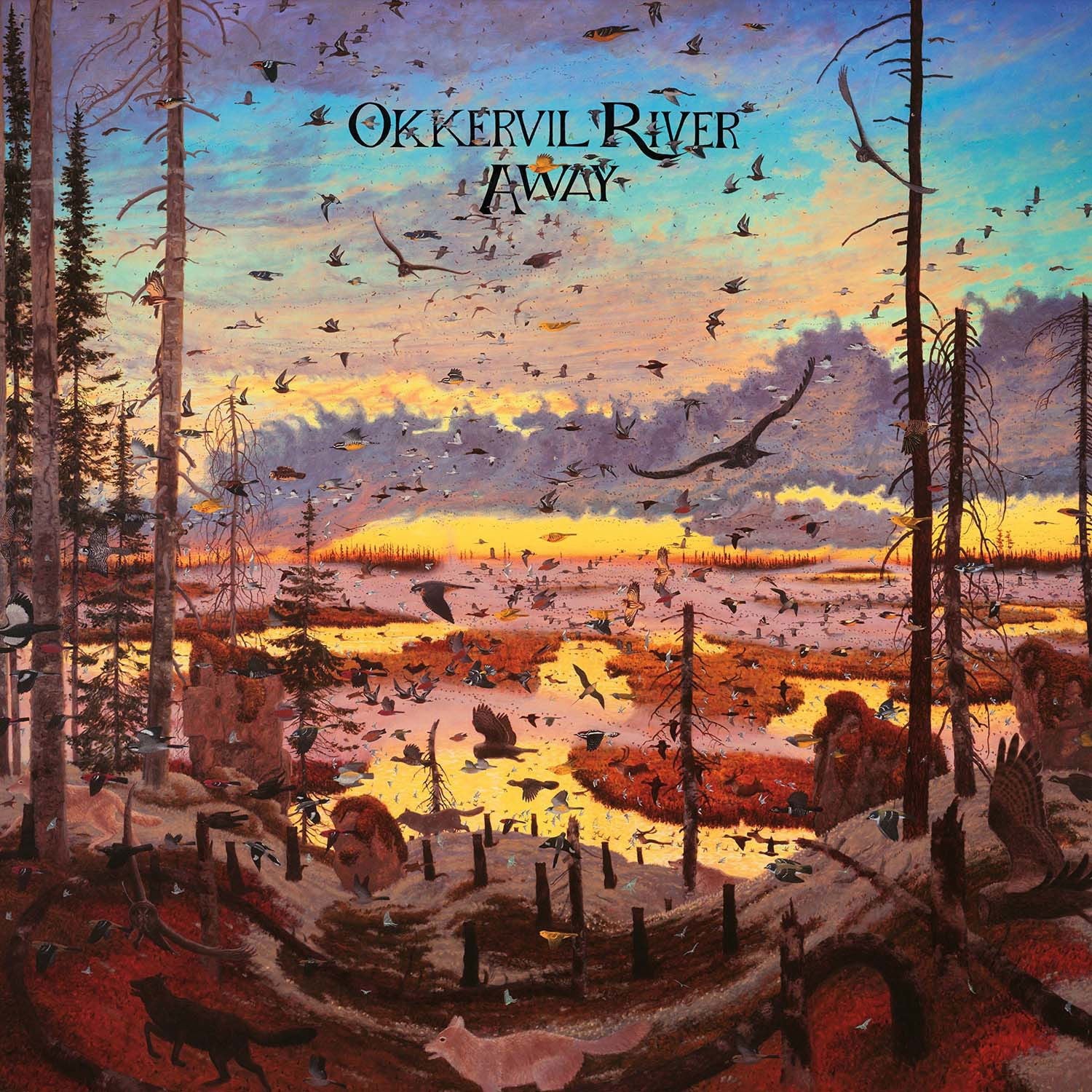 Okkervil River - Away (2 Singles) Cover Arts and Media | Records on Vinyl