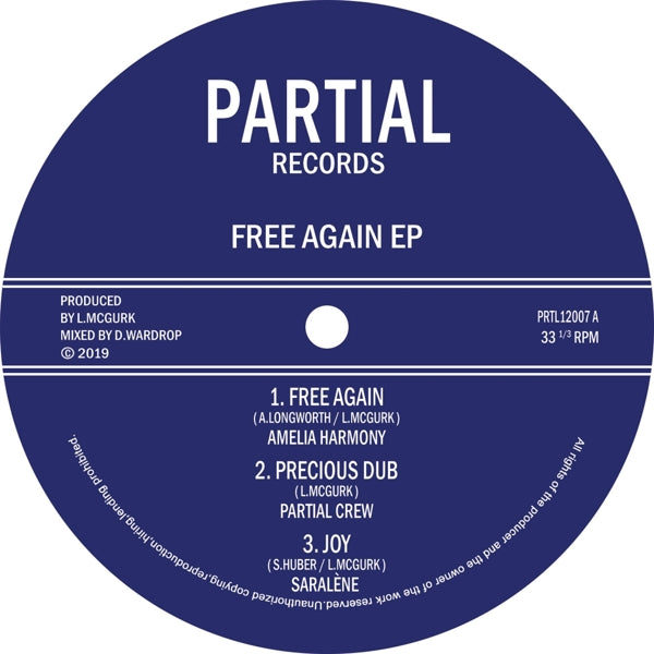  |   | Amelia/Jah Marnyah/Saralene Harmony - Free Again (Single) | Records on Vinyl