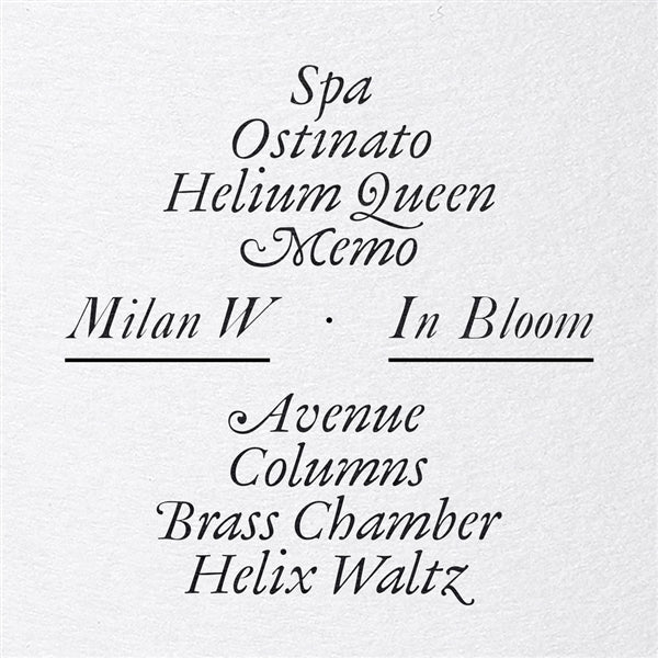  |   | Milan W - In Bloom (LP) | Records on Vinyl