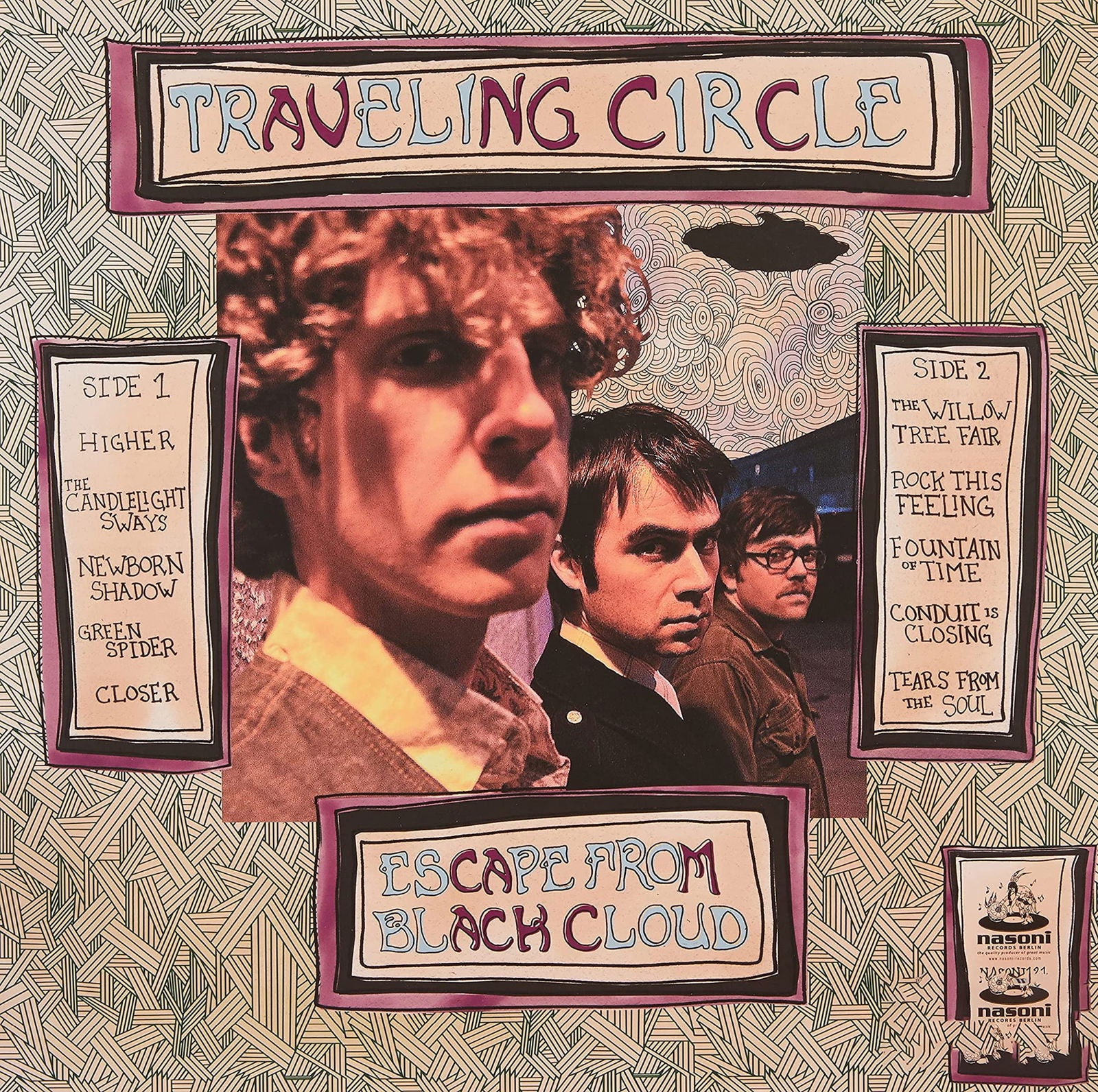 Traveling Circle - Escape From Black Cloud (LP) Cover Arts and Media | Records on Vinyl