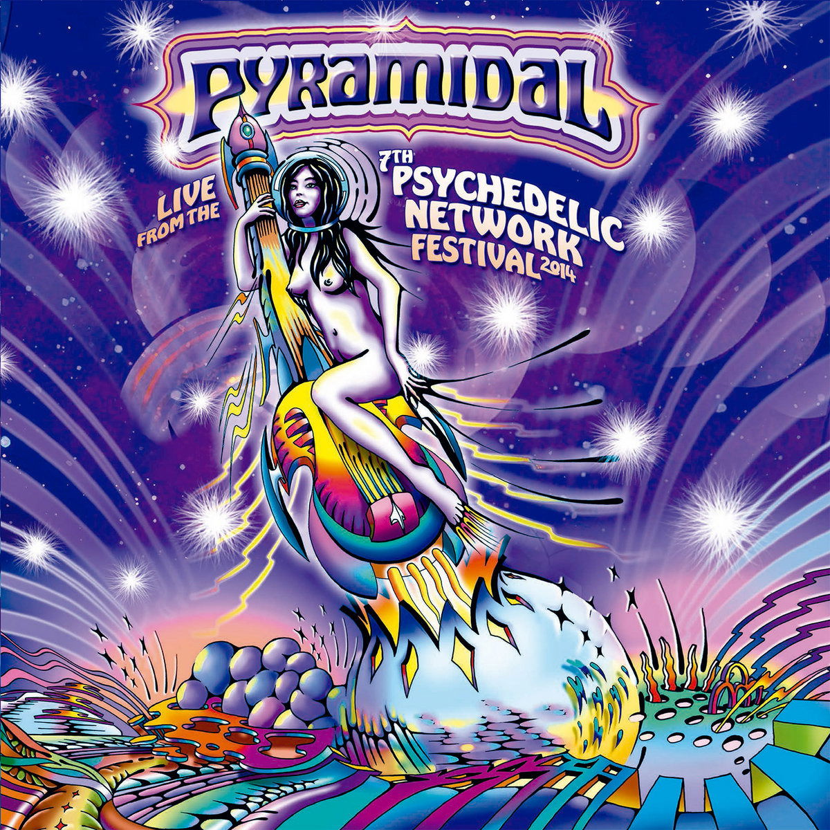 Pyramidal - Live At the 7th Psychedelic Network Festiv (LP) Cover Arts and Media | Records on Vinyl