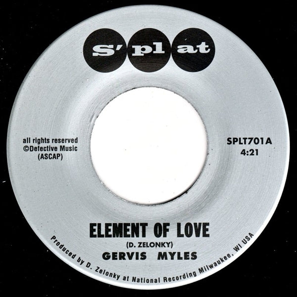  |   | Gervis Myles - Element of Love/I'm Thirsty (Single) | Records on Vinyl