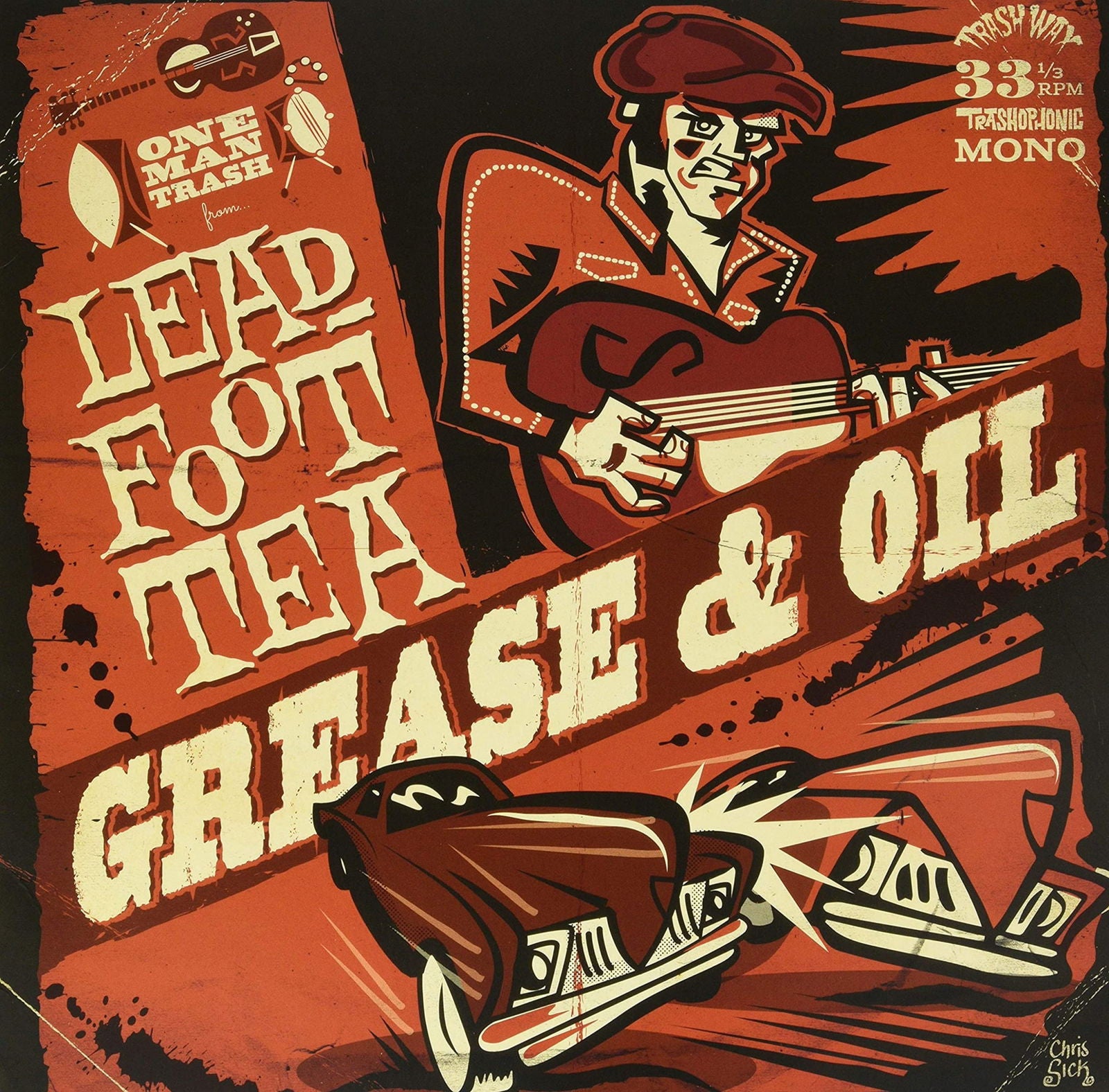 Leadfoot Tea - Grease & Oil (LP) Cover Arts and Media | Records on Vinyl