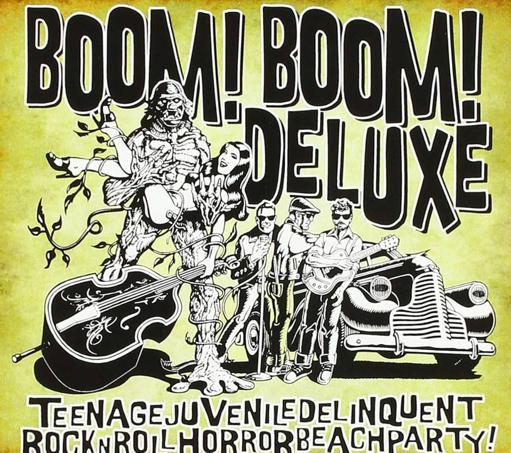 Boom! Boom! Deluxe - Teenagejuveniledelinquentrocknrollhorrorbeachparty (LP) Cover Arts and Media | Records on Vinyl