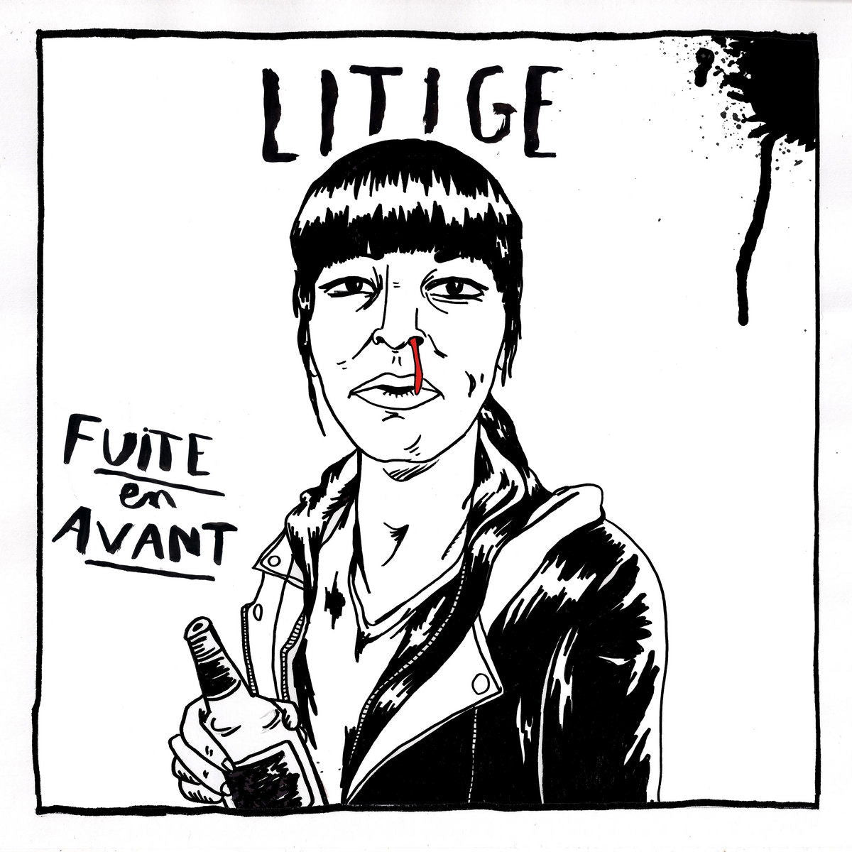 Litige - Fuite En Avant (LP) Cover Arts and Media | Records on Vinyl