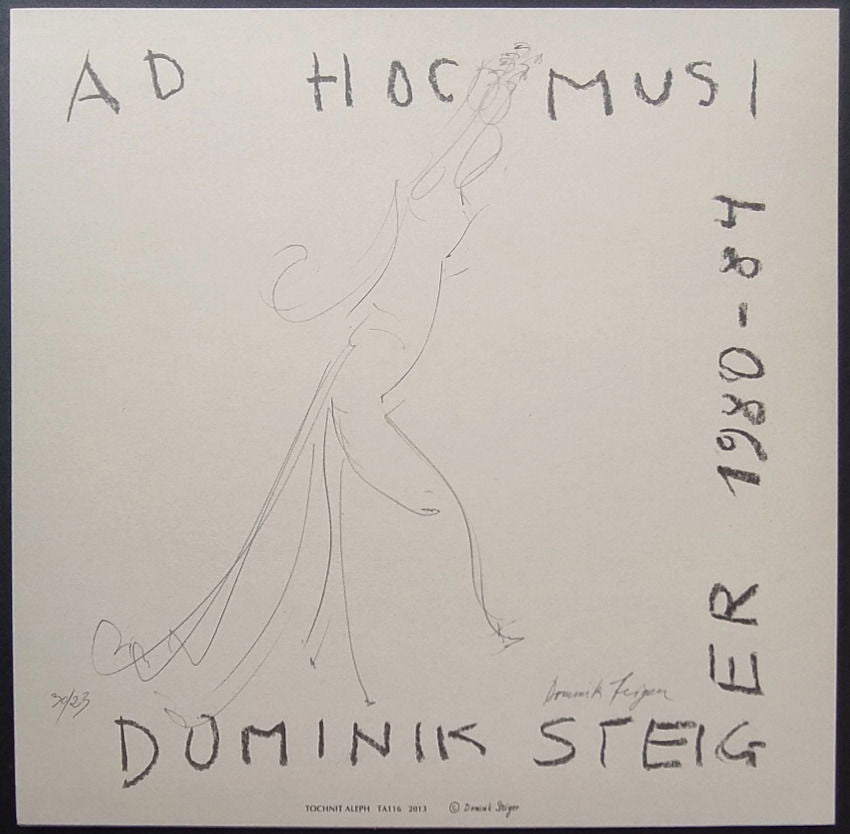 Dominik Steiger - Ad Hoc Musi 1980-84 (LP) Cover Arts and Media | Records on Vinyl