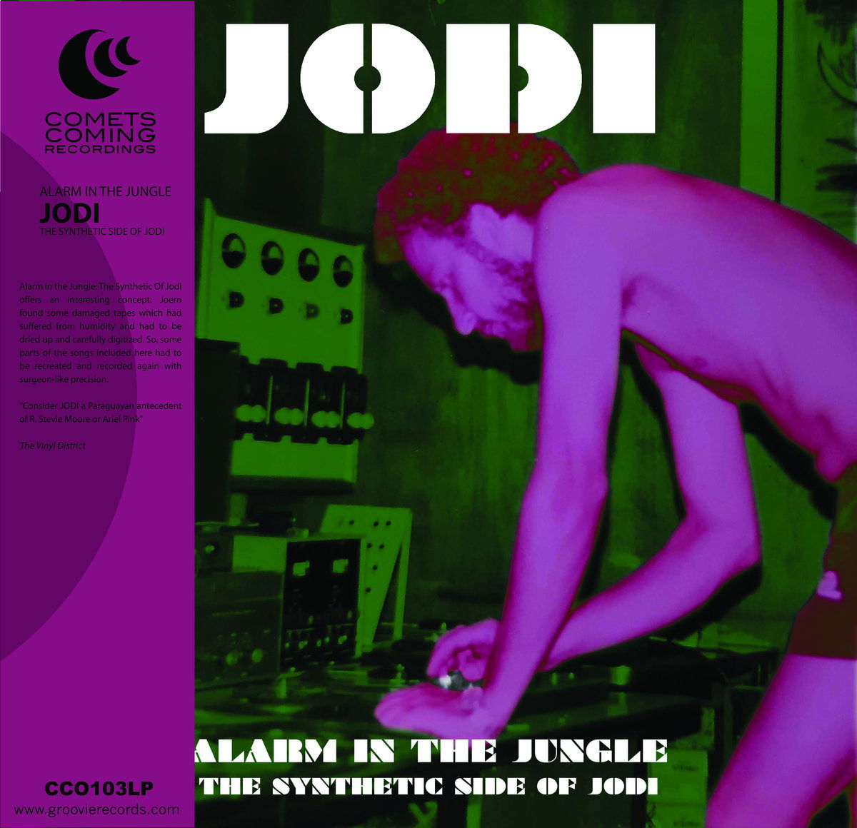 Jodi - Alarm In the Jungle: the Synthetic Side of Jodi (LP) Cover Arts and Media | Records on Vinyl