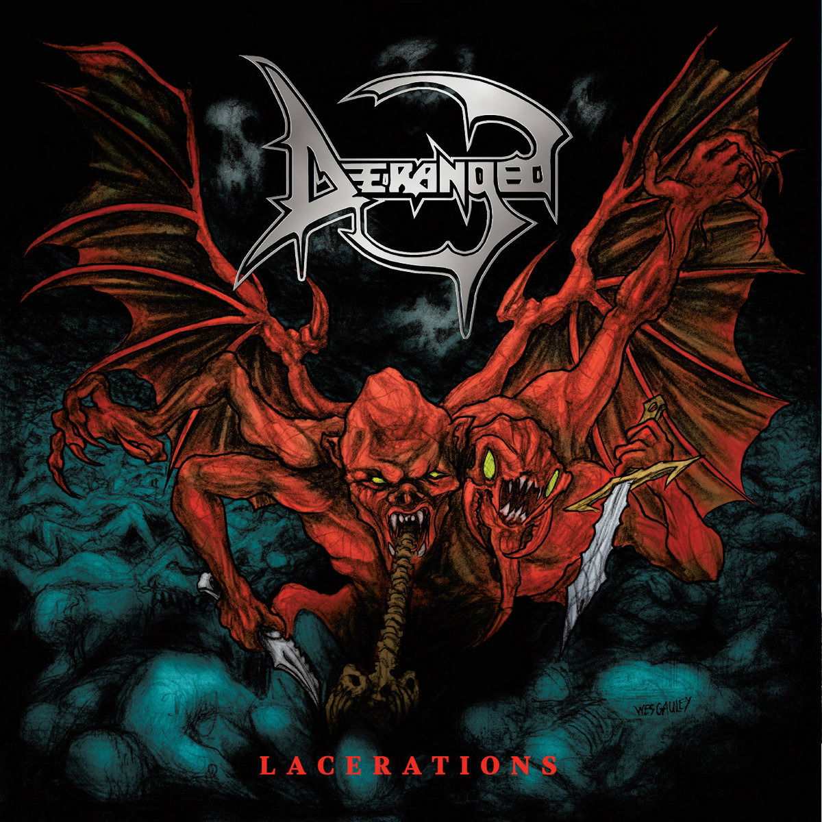 Deranged - Lacerations (LP) Cover Arts and Media | Records on Vinyl