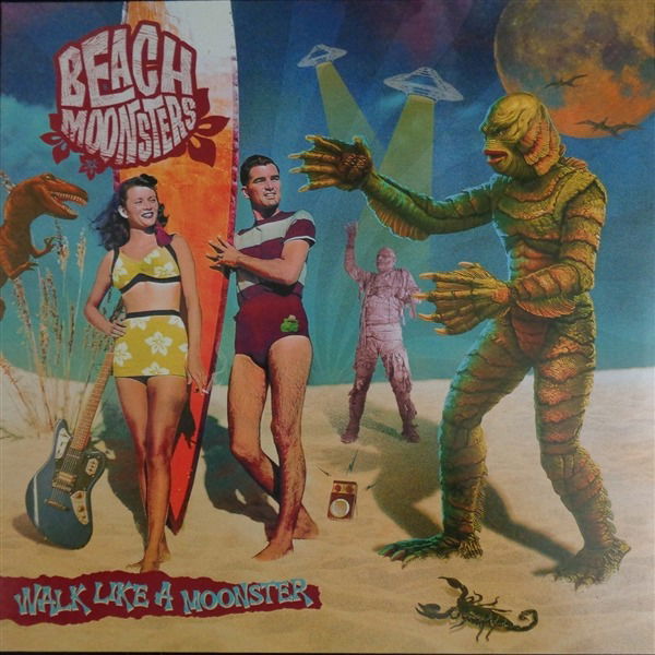 Beach Moonsters - Walk Like a Beach Moonster (LP) Cover Arts and Media | Records on Vinyl