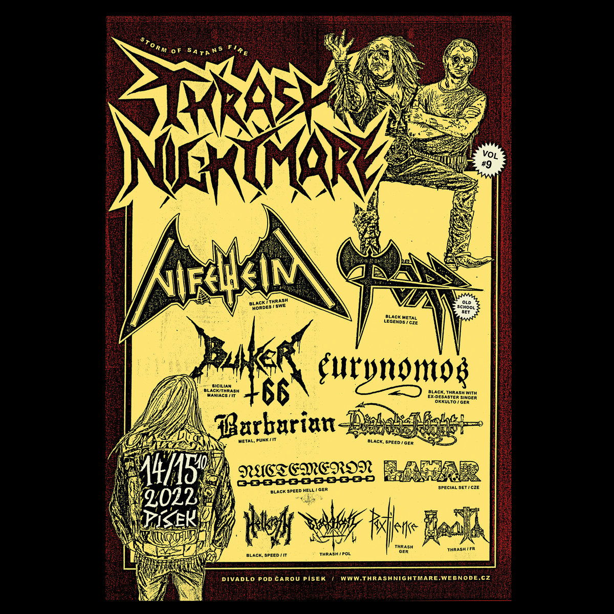 Barbarian - Live At Thrash Nightmare Vol. 9 (LP) Cover Arts and Media | Records on Vinyl