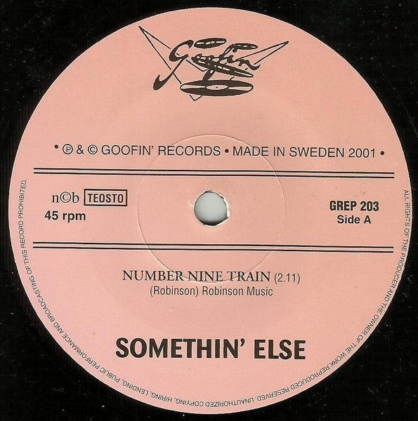  |   | Somethin' Else - Number Nine Train (Single) | Records on Vinyl