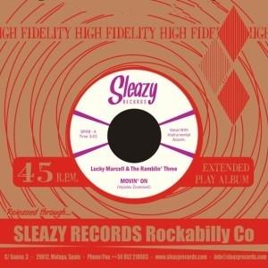 Lucky Marcell & the Ramblin' Three - Movin' On (Single) Cover Arts and Media | Records on Vinyl