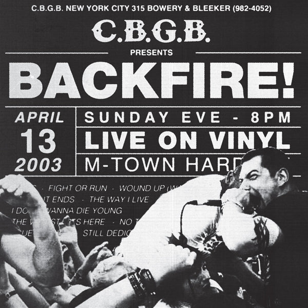  |   | Backfire - Live At Cbgb's (LP) | Records on Vinyl