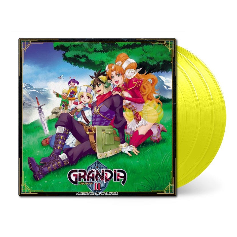 Noriyuki Iwadare - Grandia Ii: Memorial Soundtrack (3 LPs) Cover Arts and Media | Records on Vinyl