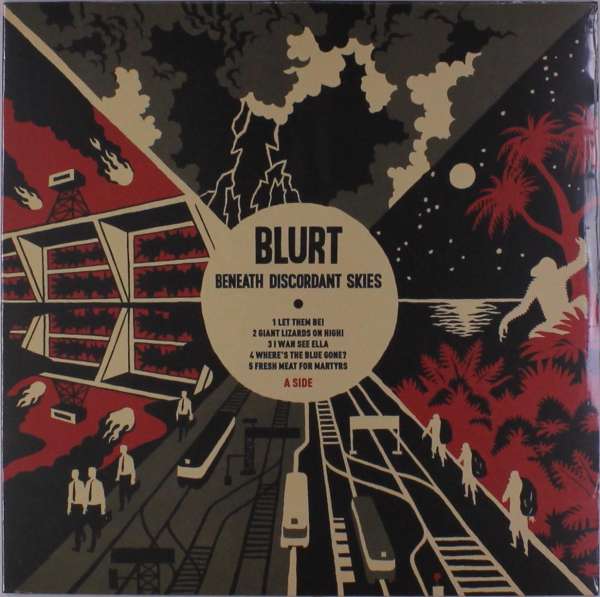 Blurt - Beneath Discordant Skies (LP) Cover Arts and Media | Records on Vinyl