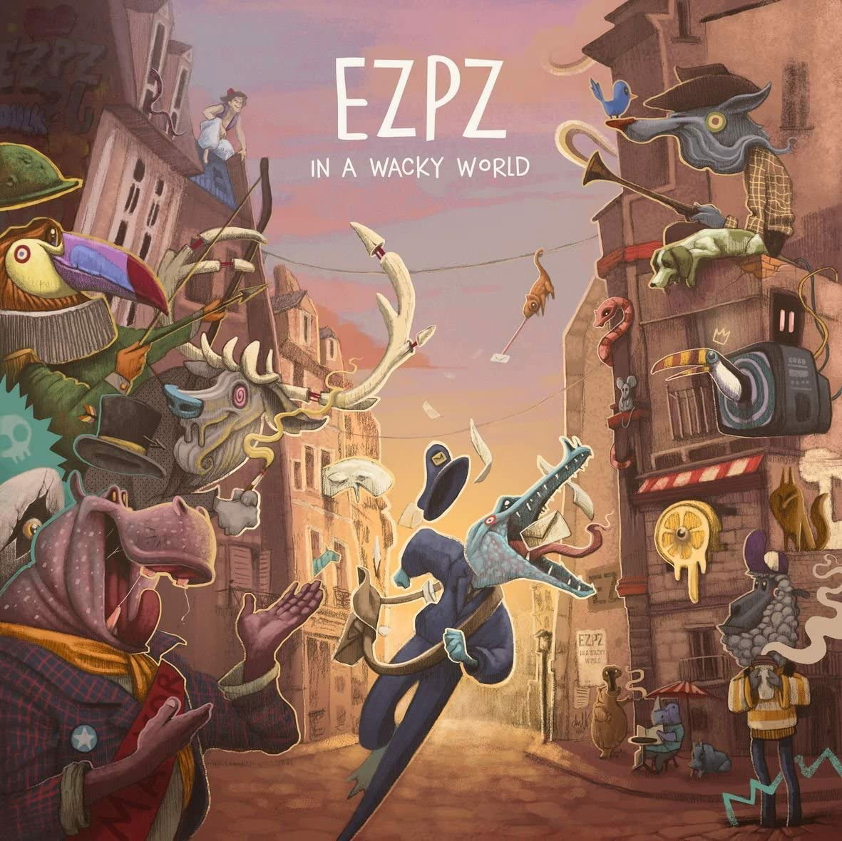 Ezpz - In a Wacky World (LP) Cover Arts and Media | Records on Vinyl