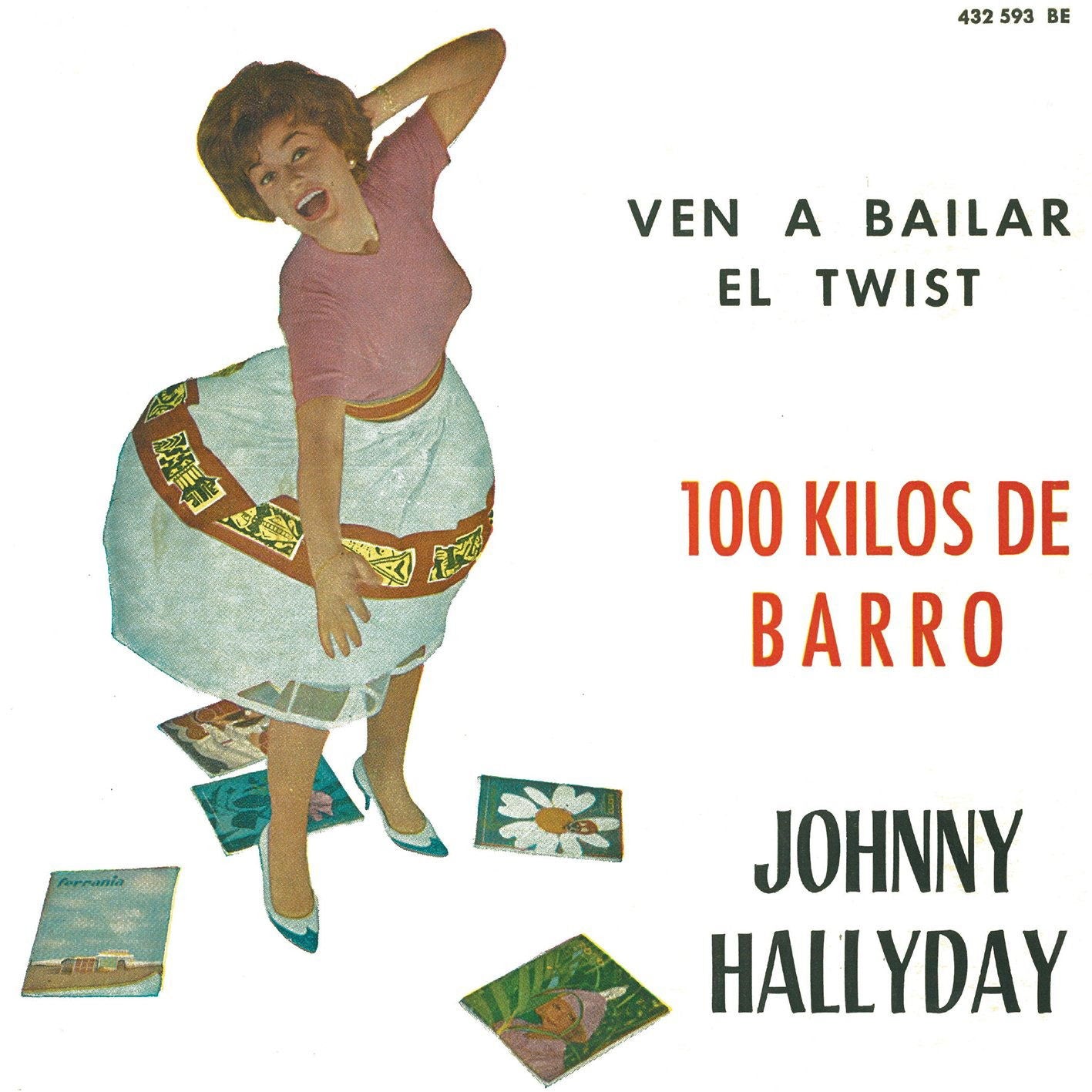 Johnny Hallyday - 100 Kilos De Barro (Single) Cover Arts and Media | Records on Vinyl