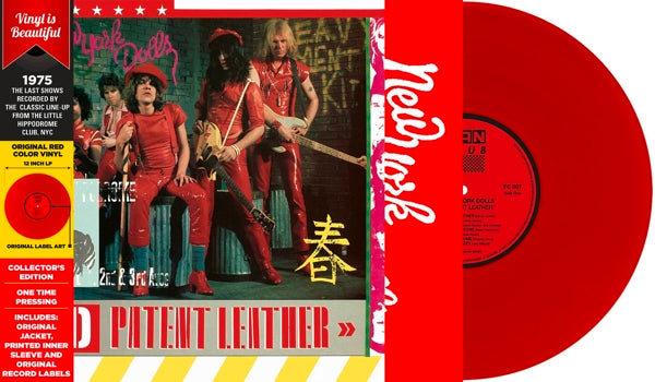 New York Dolls - Red Patent Leather (LP) Cover Arts and Media | Records on Vinyl