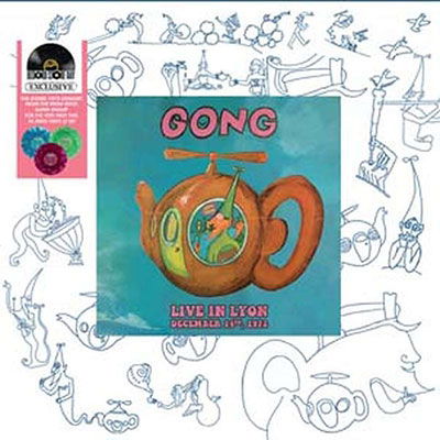 Gong - Live At Lyon December 14th, 1972 (3 LPs) Cover Arts and Media | Records on Vinyl