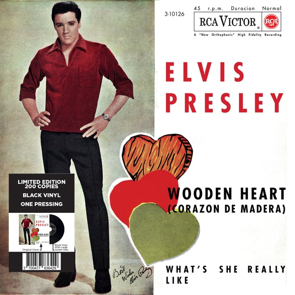  |   | Elvis Presley - Wooden Heart (Single) | Records on Vinyl