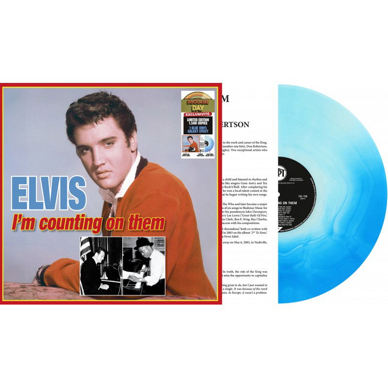 Elvis Presley - I'm Counting On Them: Otis Blackwell & Don Robertson Songbook (LP) Cover Arts and Media | Records on Vinyl