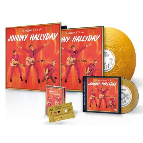 Johnny Hallyday - La Coffret D'or (3 LPs) Cover Arts and Media | Records on Vinyl