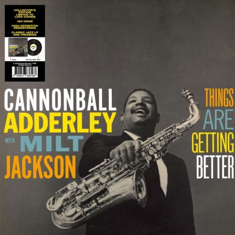 Cannonball & Milt Jackson Adderley - Things Are Getting Better (LP) Cover Arts and Media | Records on Vinyl