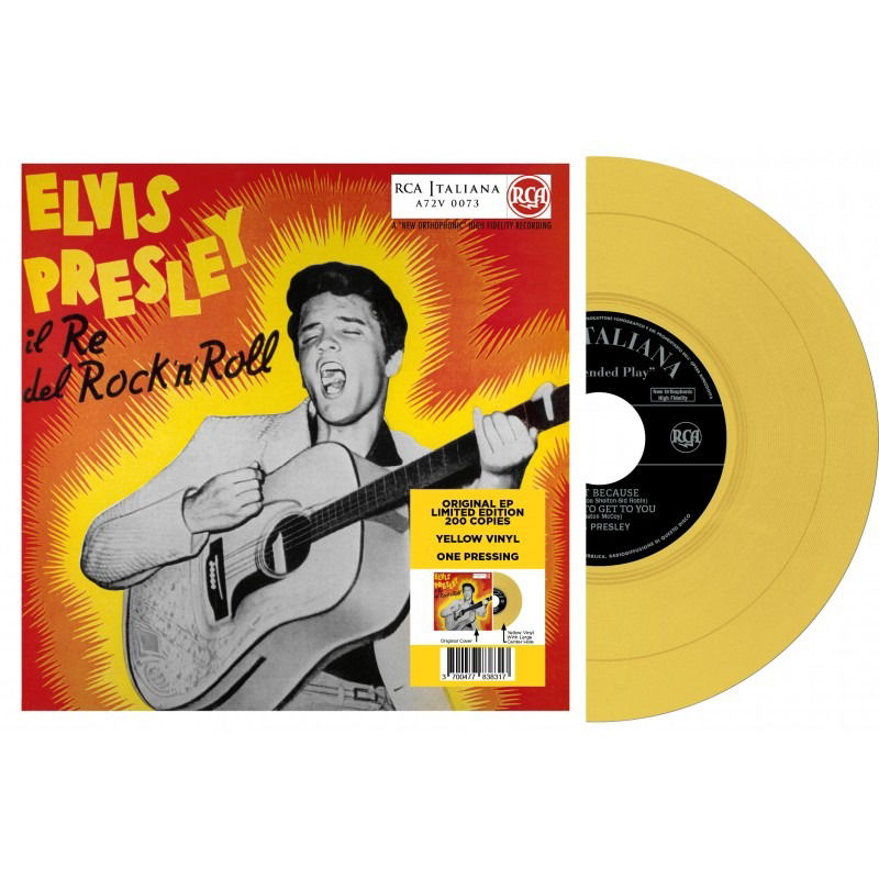 Elvis Presley - Ep Etranger N15 - Il Re Del Rock'n'roll (Italie) (Single) Cover Arts and Media | Records on Vinyl