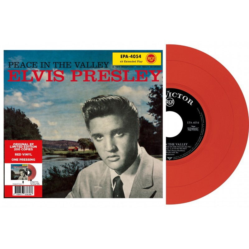 Elvis Presley - Ep Etranger N16 - Peace In the Valley (Us) (Single) Cover Arts and Media | Records on Vinyl