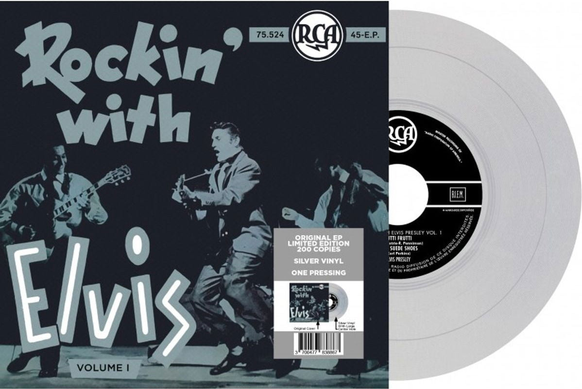 Elvis Presley - Ep Etranger N19 - Rockin' With Elvis (Volume I) (Belgium) (Single) Cover Arts and Media | Records on Vinyl