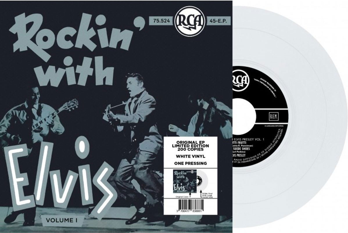 Elvis Presley - Ep Etranger N19 - Rockin' With Elvis (Volume I) (Belgium) (Single) Cover Arts and Media | Records on Vinyl